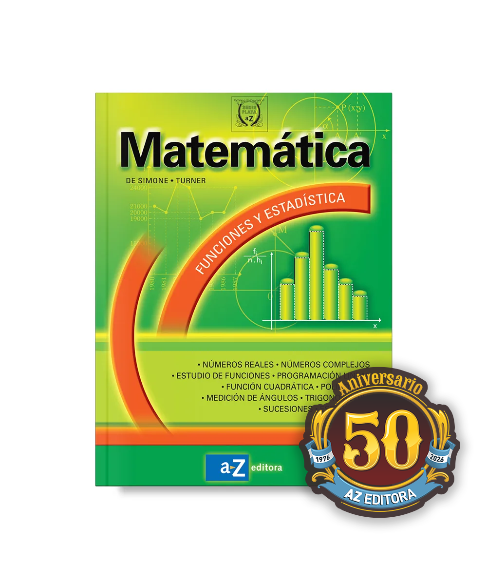 AZ50-012-0053 Matemática. Funciones y estadística (Serie Plata) - Imagen 1